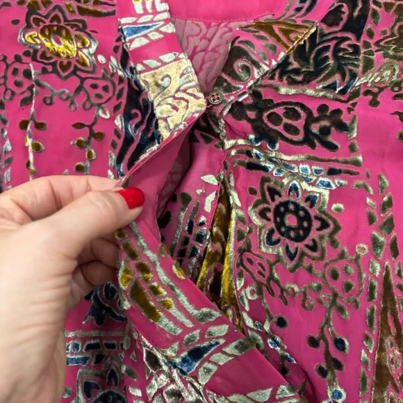Anthropologie Floreat Japonica Blouse - Picture 7 of 13